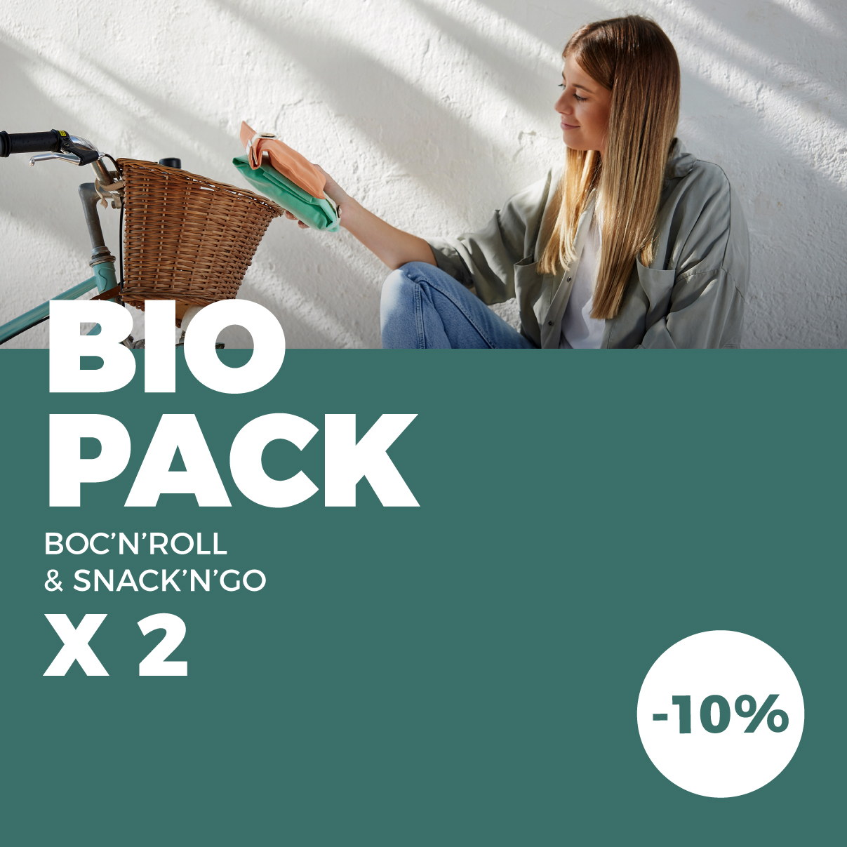 Porta bocadillos Boc'n'Roll BIO - 100% Biodegradable • Esturirafi